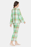 The Kaftan Company Cotton Nightdress - Green — thumbnail 5