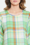 The Kaftan Company Cotton Nightdress - Green — thumbnail 6