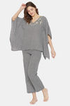 The Kaftan Company Cotton Pyjama Set - Black — thumbnail 5