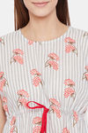 The Kaftan Company Cotton Pyjama Set - Red — thumbnail 7