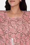 The Kaftan Company Cotton Nightdress - Pink — thumbnail 6
