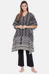 The Kaftan Company Cotton Pyjama Set - Black — thumbnail 1