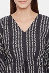 The Kaftan Company Cotton Pyjama Set - Black — thumbnail 7