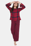 The Kaftan Company Cotton Nightdress - Red — thumbnail 5