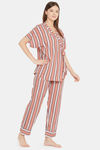 The Kaftan Company Modal Pyjama Set - Rust — thumbnail 2