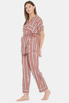The Kaftan Company Modal Pyjama Set - Rust — thumbnail 3