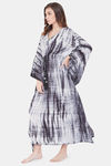 The Kaftan Company Modal Nightdress - Black — thumbnail 3