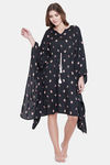 The Kaftan Company Modal Nightdress - Black — thumbnail 1