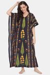 The Kaftan Company Polyester Nightdress - Black — thumbnail 5
