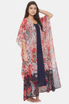 The Kaftan Company Polyester Nightwear Robe - Pink — thumbnail 1