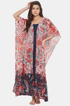 The Kaftan Company Polyester Nightwear Robe - Pink — thumbnail 3