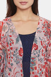 The Kaftan Company Polyester Nightwear Robe - Pink — thumbnail 7