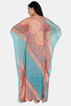 The Kaftan Company Polyester Nightdress - Orange — thumbnail 4