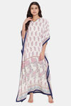 The Kaftan Company Rayon Nightdress - White — thumbnail 1