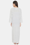 The Kaftan Company Cotton Nightdress - White — thumbnail 4
