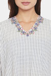 The Kaftan Company Cotton Nightdress - White — thumbnail 6