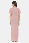 The Kaftan Company Cotton Nightdress - Red — thumbnail 4