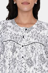 The Kaftan Company Modal Nightdress - White — thumbnail 6