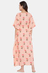 The Kaftan Company Cotton Nightwear + Robe (Pack of 2) - Pink — thumbnail 4
