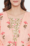 The Kaftan Company Cotton Nightwear + Robe (Pack of 2) - Pink — thumbnail 8
