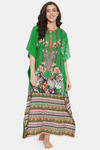 The Kaftan Company Full Length Nightdress - Green — thumbnail 1