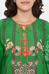The Kaftan Company Full Length Nightdress - Green — thumbnail 6