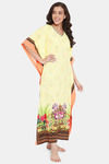 The Kaftan Company Full Length Nightydress - Yellow — thumbnail 2