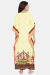 The Kaftan Company Full Length Nightydress - Yellow — thumbnail 4