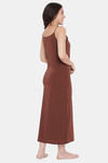 The Kaftan Company Full Length Nightdress - Brown — thumbnail 7