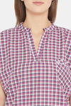 The Kaftan Company Cotton Shorts Set - Pink — thumbnail 6