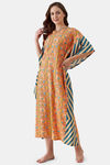The Kaftan Company Cotton Full Length Nightdress - Print — thumbnail 3