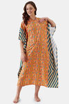 The Kaftan Company Cotton Full Length Nightdress - Print — thumbnail 5