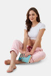 The Kaftan Company Cotton Loungewear Bottom - Pink — thumbnail 6