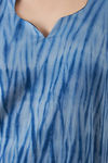The Kaftan Company Cotton Full Length Nightdress - Blue — thumbnail 7