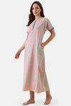 The Kaftan Company Cotton Full Length Nightdress - Print — thumbnail 3