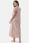 The Kaftan Company Cotton Full Length Nightdress - Print — thumbnail 4