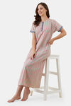 The Kaftan Company Cotton Full Length Nightdress - Print — thumbnail 6