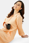 The Kaftan Company Cotton Nightdress - Peach — thumbnail 4