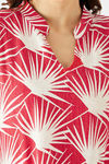 The Kaftan Company Natural Fabric Nightdress - Red — thumbnail 6
