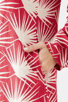 The Kaftan Company Natural Fabric Nightdress - Red — thumbnail 7