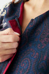 The Kaftan Company Modal Maternity Nightdress - Navy Blue — thumbnail 7