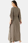 The Kaftan Company Rayon Maternity Nightdress - Olive — thumbnail 4