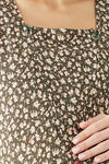 The Kaftan Company Rayon Maternity Nightdress - Olive — thumbnail 7