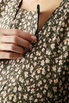 The Kaftan Company Rayon Maternity Nightdress - Olive — thumbnail 8