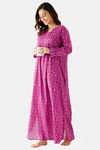The Kaftan Company Cotton Nightdress - Pink — thumbnail 1