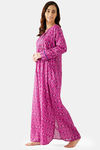 The Kaftan Company Cotton Nightdress - Pink — thumbnail 2