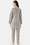 The Kaftan Company Cotton Pyjama Set - White — thumbnail 4