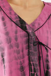 The Kaftan Company Rayon Pyjama Set - Pink — thumbnail 6