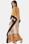 The Kaftan Company Polyester Full Length Nightdress - Yellow — thumbnail 4