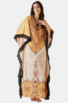 The Kaftan Company Polyester Full Length Nightdress - Yellow — thumbnail 5
